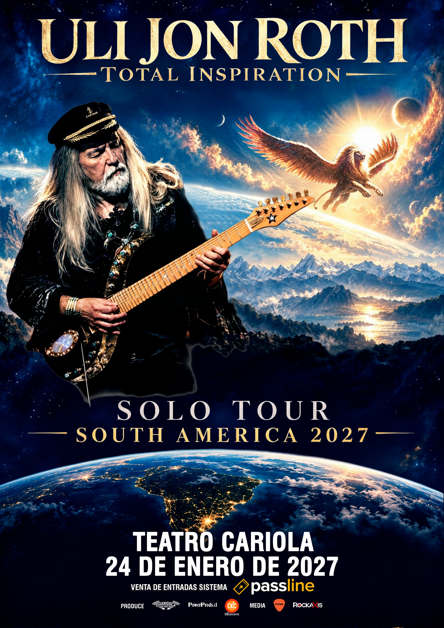 Total Inspiration: Uli Jon Roth viene a Chile